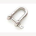 D-sluiting 8 mm RVS