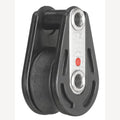 RVS Sprenger blok 8mm met kogellager, A2/kunststof met holle assen 5mm, 1 Stuk