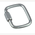 RVS Schroefconnector, vierkant, A4 6mm, 10 Stuk