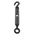 turnbuckle, A4 M8, eye hook, matt black, 5 pieces