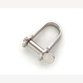 D-sluiting 5mm RVS vlak