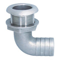 Feed-through fitting with hose connection, 90°, A4 for hose 19 mm (3/4