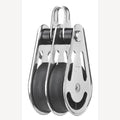 RVS Sprenger blok 10mm met glijlager, A2 met 2 wielen en handvat, 1 Stuk