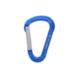aluminum carabiner, aluminum 12x117mm blue, 5 pieces
