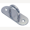 Oval mast plate, A2 60x19mm, bracket 6x14mm, 10 pieces