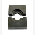 Press jaws for oval press clamps, Steel 5mm, 1 piece