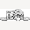 RVS Sprenger Micro XS blok met kogellagers, A2 touw max. 4 mm, liggend blok, 1 Stuk