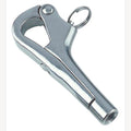 Pelican hook with internal thread, A4 M8, locking bolt, 1 Piece
