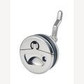 RVS Inlaatgreep, waterdicht, A4 65mm rond, met slot, 1 Stuk