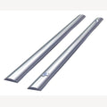 RVS Plint, halfrond, massief, A4 10x3,5mm gepolijst (3m), 3 Stuk