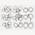 Assortimentsdoos oogmoeren en oogbouten M4 tot M6 RVS 316 - 30 stuks
