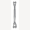 Spanschroef vork-vork, gedraaide uitvoering,  A4 M5, bout 5mm, 10 Stuk