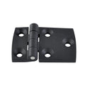 Plastic hinge, asymmetrical, A4/PA 75x50mm, 2 pieces