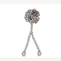 Swing chain according to DIN EN 1176, A2 6mm, length: 3.0m, 2 Pieces