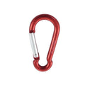 aluminum carabiner, aluminum 5x50mm red, 10 pieces
