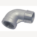 Pipe bend with internal/external thread, 90°, A4 3/8