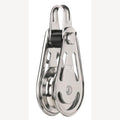 RVS Sprengerblok met glijlager, A2 voor staaldraad max. 6 mm, met beugel, 1 Stuk