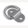 folding eye, A4 D-ring 6mm, plate 57x20mm, 10 pieces