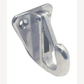 Mudguard hook with click closure, A4 36x34mm, 5 pieces