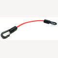 Spanrubbers 4mm rood met 2 kunststof haken