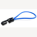 Spanrubber 4mm blauw met 1 kunststof haak