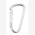Aluminium sleutelhanger zilver 46 mm ovaal 10 stuks