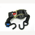 Automatische spanband klein 250 kg 1.80 meter 2 metalen haken