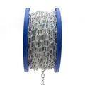 Decoratieve vernikkeld ketting wit 2 mm 50 meter op rol