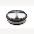 Door stopper floor model loose disc 85x38 mm stainless steel