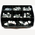 Cap nuts DIN1587 in assortment box 92 pieces