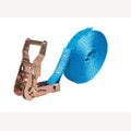 Endless tension strap blue 3 meters with ratchet 25 mm 1.5 tons