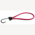 Spanrubbers 5mm fuchsia-marineblauw met 1 metalen haak 17-30cm
