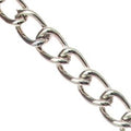 Gourmetketting 1 meter 1,5 mm staal vernikkeld