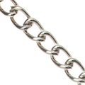 Gourmetketting 10 meter, 2,5 mm stalen, vernikkelde kleur