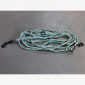 Discus dog leash, 5 meters adjustable, 2 black snap hooks