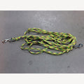 Banana dog leash, 5 meters adjustable, 2 galvanized snap hooks