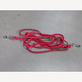 Cherry dog ​​leash, 5 meters, adjustable, 2 galvanized snap hooks