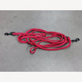 Cherry dog ​​leash, 5 meters, adjustable, 2 black snap hooks