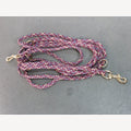 Classy dog ​​leash, 5 meters adjustable, 2 brass snaps