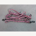 Classy dog ​​leash, 5 meters adjustable, 2 black snap hooks