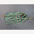 Jungle dog leash, 5 meters, adjustable, with 2 brass snap hooks