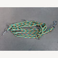 Jungle dog leash, 5 meters, adjustable, 2 stainless steel snap hooks