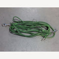 Neon dog leash, 5 meters, adjustable, 2 stainless steel snap hooks
