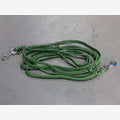 Neon dog leash, 5 meters, adjustable, 2 galvanized snap hooks