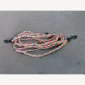 Rainbow dog leash, 5 meters, adjustable, 2 black snap hooks