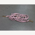 Red Dot Dog Leash 5 meters adjustable with 2 brass snap hooks
