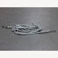 Wavy dog ​​leash, 5 meters, adjustable, 2 galvanized snap hooks