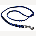 Hondenriem 5 meter blauw/zwart