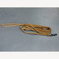 Caramel dog leash 5 meters with black snap hook