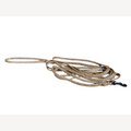 Gold dog leash 4 meters with black snap hook